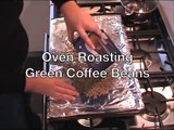 Oven Roasting Green Coffee Beans
