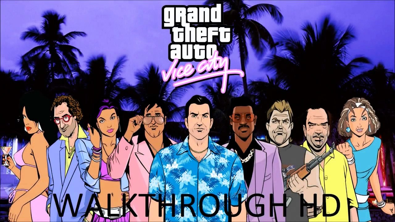 GTA Vice City Walkthrough HD - Intro and Mission 1 " An Old Friend "