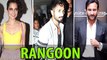 Vishal Bhardwaj's Next Movie - 'Rangoon' - Shahid, Kangana - Saif to Work Together - The Bollywood