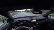 TOP SPEED - 2014 Mercedes-Benz A45 AMG Highspeed POV Review GoPro Hero 3