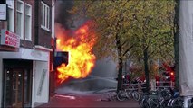GPTV: Zeer grote brand in centrum Leeuwarden