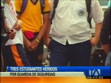 Un guardia de seguridad hirió a tres estudiantes en Guayaquil