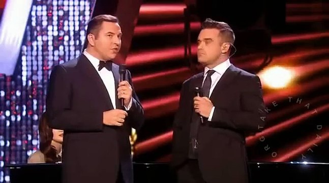 Robbie Williams - The Royal Variety Performance 2012 -Different and Mr. Bojangles takethatdaily