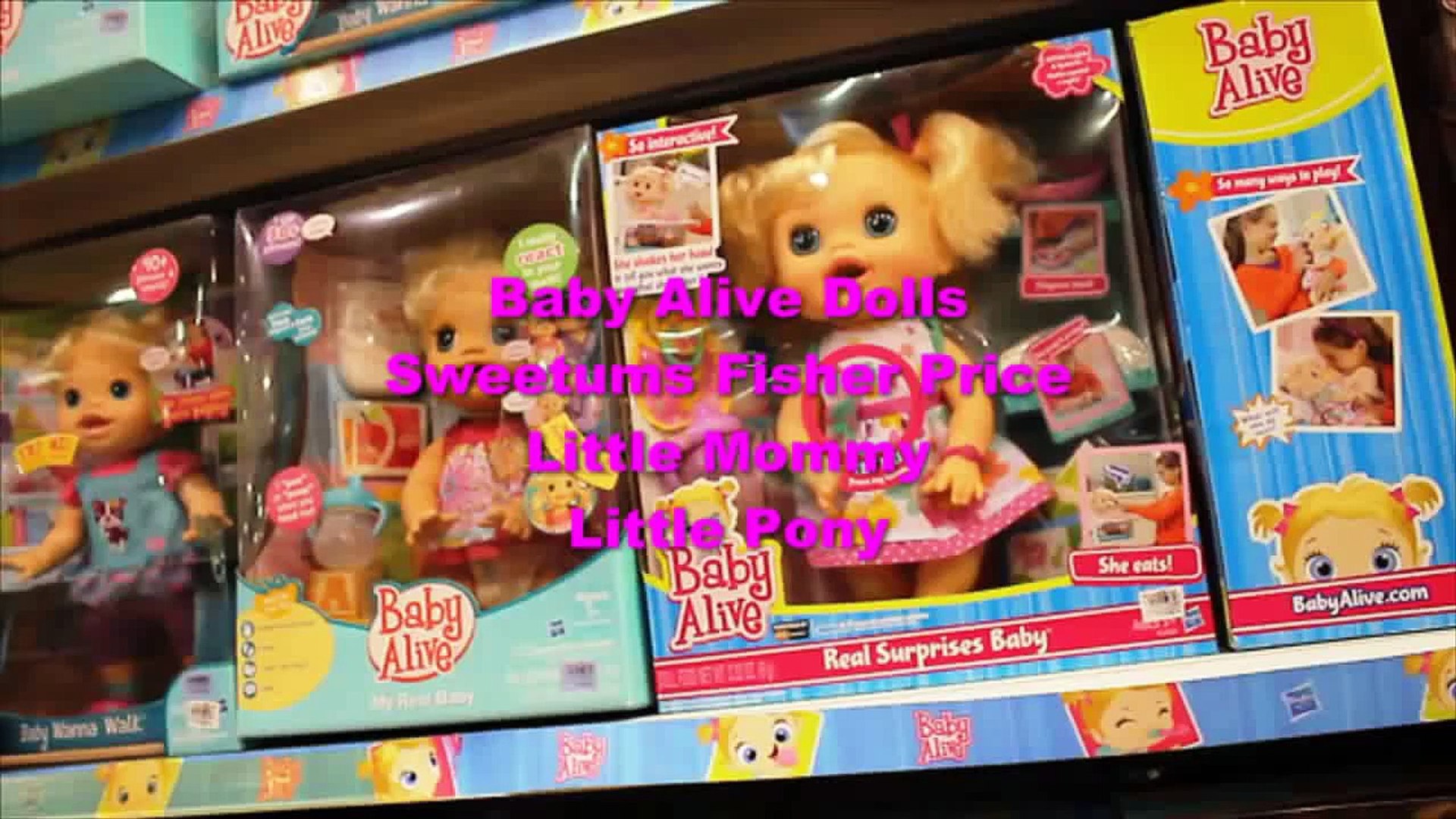 my little pony baby alive