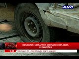 Resident hurt in Navotas grenade blast