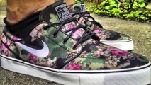 Stefan Janoski On Feet - Digi Floral On Foot Review Nike SB 2013