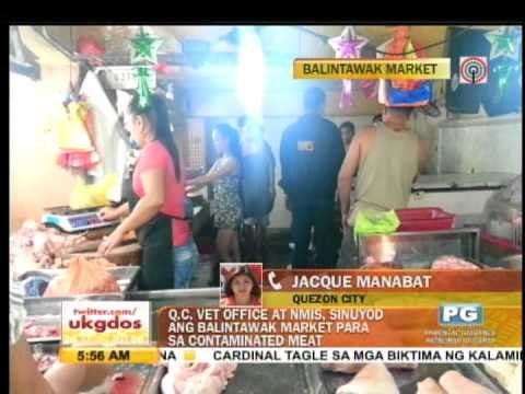 Bad meat seized in Balintawak market