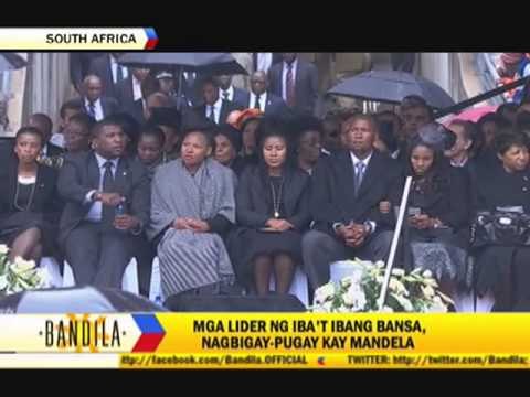 World leaders bid farewell to Nelson Mandela