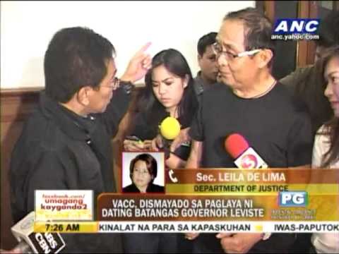 Punto por Punto: VACC dismayado sa paglaya ni dating Batangas Gov. Leviste