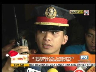 Three carjackers killed after seizing taxi