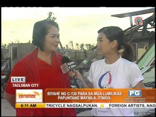 C-130s in Tacloban stop accepting refugees