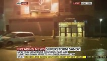 Lower Manhattan Flooded Hurricane Sandy