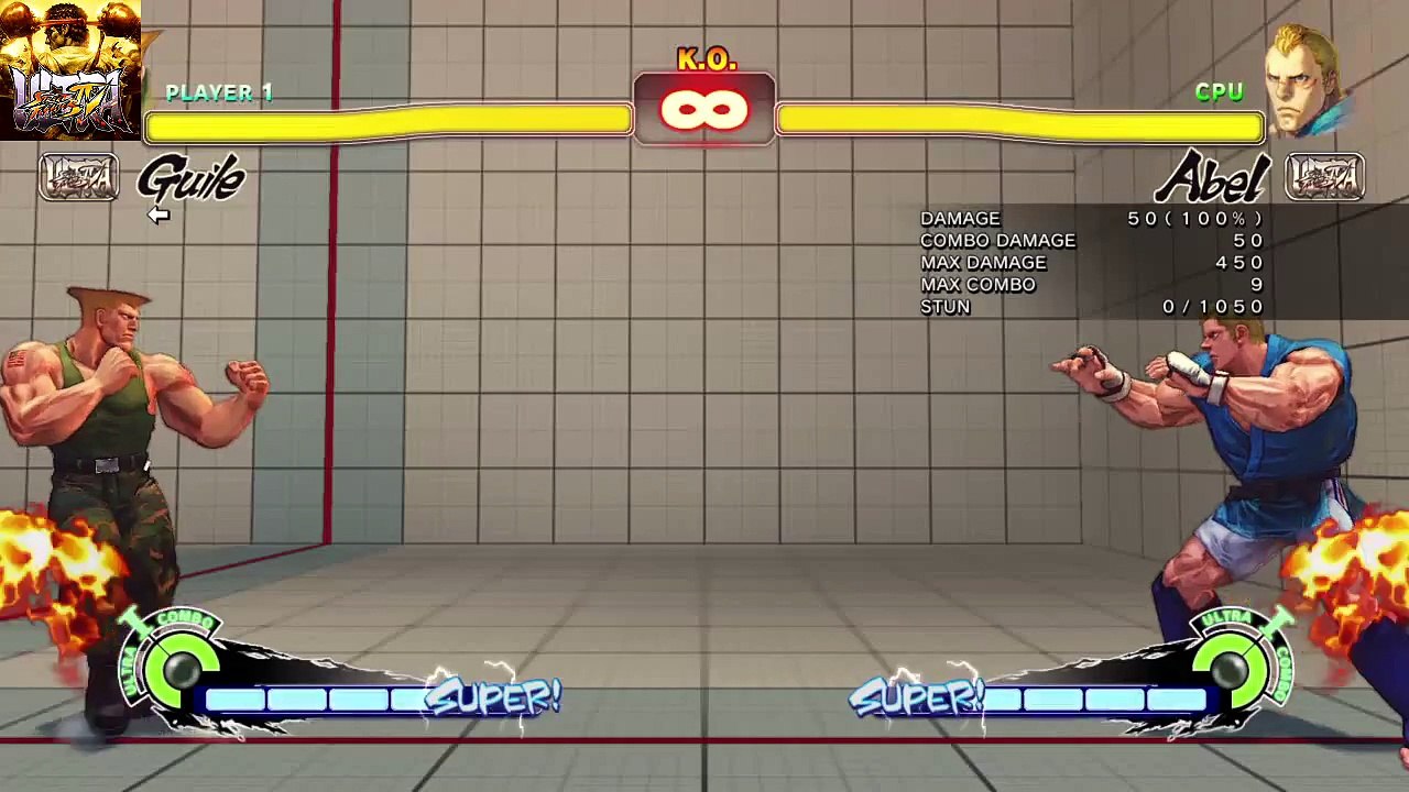 Street Fighter 2 World Warrior arcade Guile sonic boom & flash