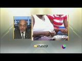 El embajador Dominicano en Washington Anibal de Castro con Jorge Ramos en Al Punto