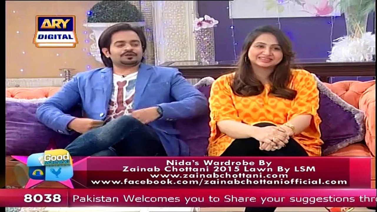 Good Morning Pakistan With Nida Yasir on ARY Digital Part 2 - 29th May 2015