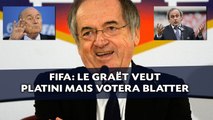 FIFA: Le Graët veut Platini mais votera Blatter