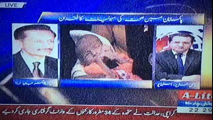 Javed Mirza @ A-Lite TV 16/Apr/15 (Discussing Health Issues in Pakistan)