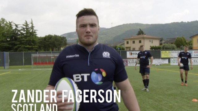 Drop goal challenge: Scotland Rugby U20s
