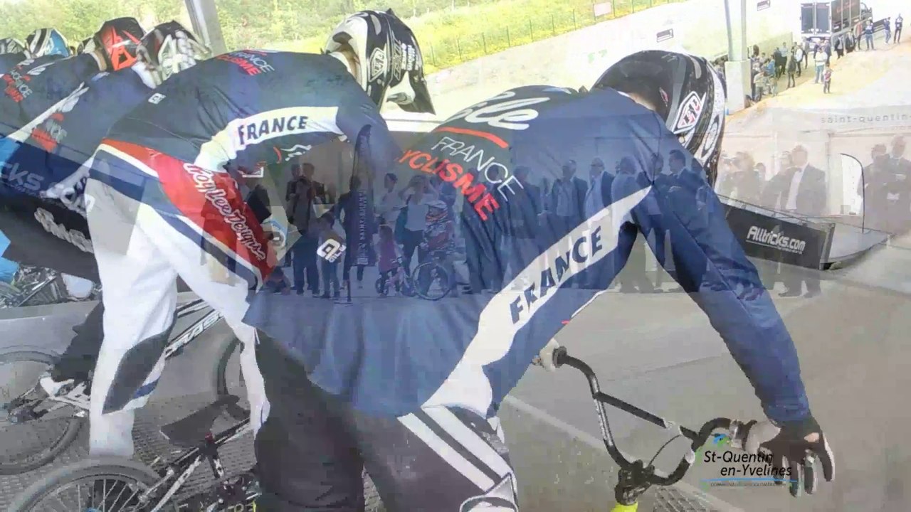 Inauguration du BMX Stadium à Saint-Quentin-en-Yvelines