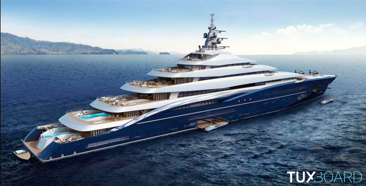 Double Century, le plus grand et plus cher yacht du monde