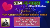 Tum Nahin Gham Nahin Sharab  Nahin | Shaam-E-Ghazal | Jagjit Singh