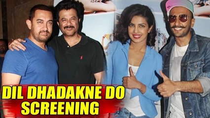 Aamir Khan, Deepika Padukone, Ranveer Singh Attend Dil Dhadakne Do Special Screening