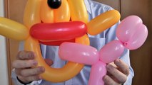 Piglet balloon twisting tutorial, Winnie the Pooh's friend.