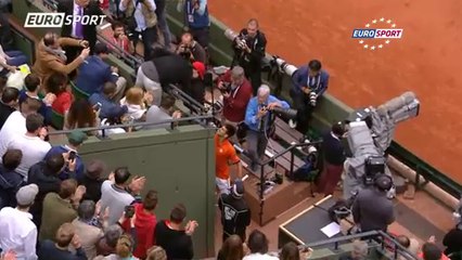 Novak Djokovic va saluer Zlatan Ibrahimović après sa victoire !