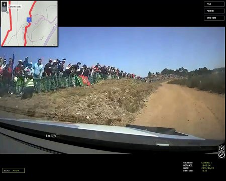 camara interior dani sordo rally portugal 2015 Especial 3-6 Caminha