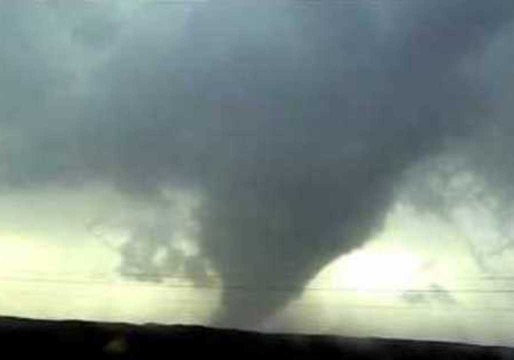 Tornado Damages Oil Rig in Canadian, Texas