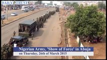 Nigerian Army 'Show of Force' in Abuja