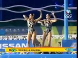 Lara e Nayara faturam o bronze no dueto do nado sincronizado - Pan Guadalajara 2011 - Rede Record
