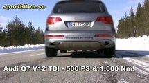 Full throttle in Audi Q7 V12 TDI
