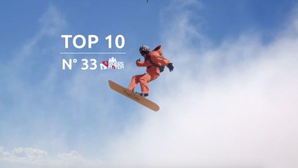 Top 10 n°36 - He's snowboarding in the clouds !