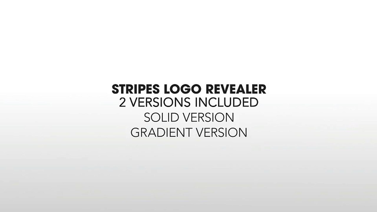 After Effects Project Files - Stripes Logo Revealer - VideoHive 8282599