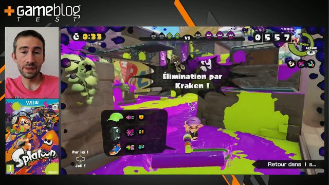 TEST vidéo de Splatoon