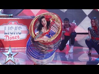 Lisa Sampson s playing with fire!   Semi-Final 4   Britain s Got Talent 2015