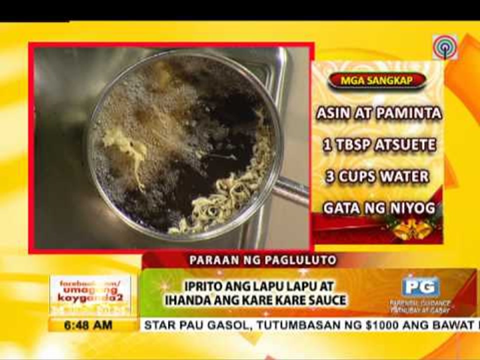 fried lapu lapu in kare kar