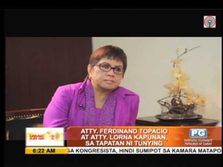 Lorna Kapunan reveals corruption in judiciary