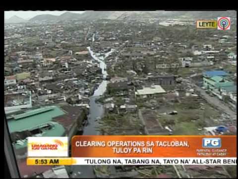 After super typhoon: cleanup of Tacloban