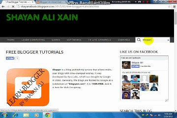 Blogger 8.How to add Search box in blogger