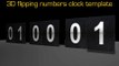 After Effects Project Files - Flipping Clock - counter with split flap numbers - VideoHive 8105331