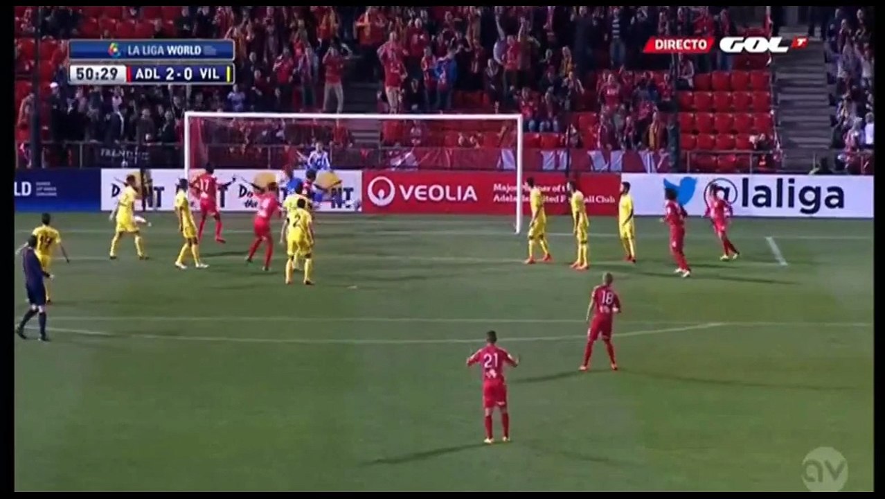 ALL GOALS | Adelaide United 2-3 Villarreal 29.05.2015