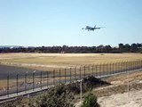 South African Airways A340 landing at Perth Airport