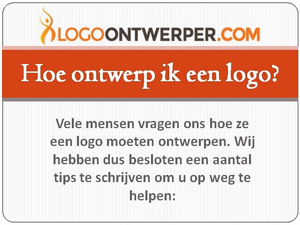 Hoe ontwerp ik een logo? - Logo-Ontwerper.com