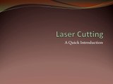 Laser Technology - How To Cut Materials Using Lasers