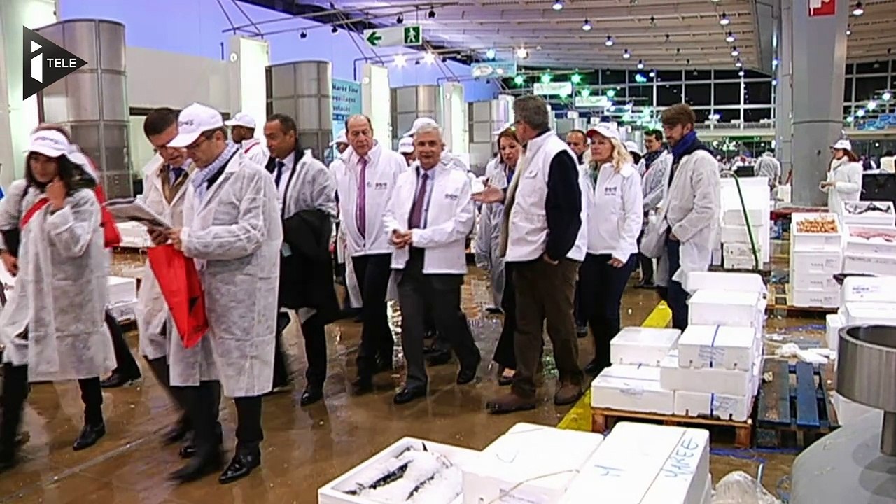 Claude Bartolone en campagne à Rungis