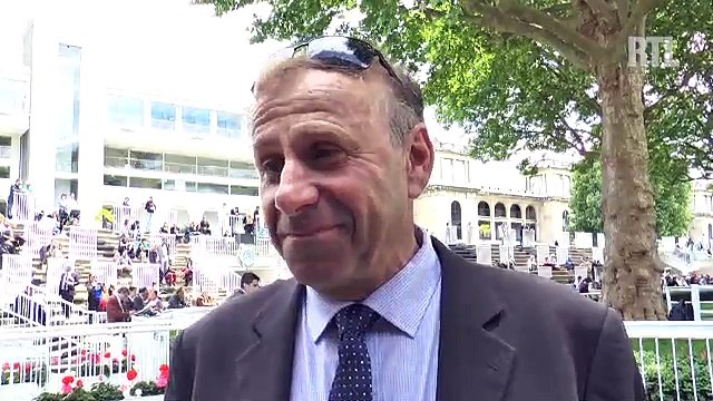 Alain Couétil présente Silverwave pour le Prix du Jockey Club