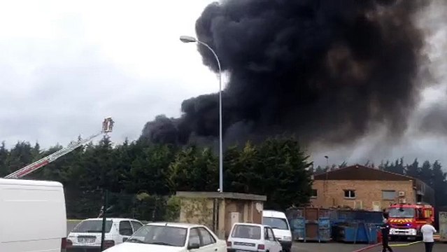 Incendie à Artois Métaux, à Saint-Laurent-Blangy