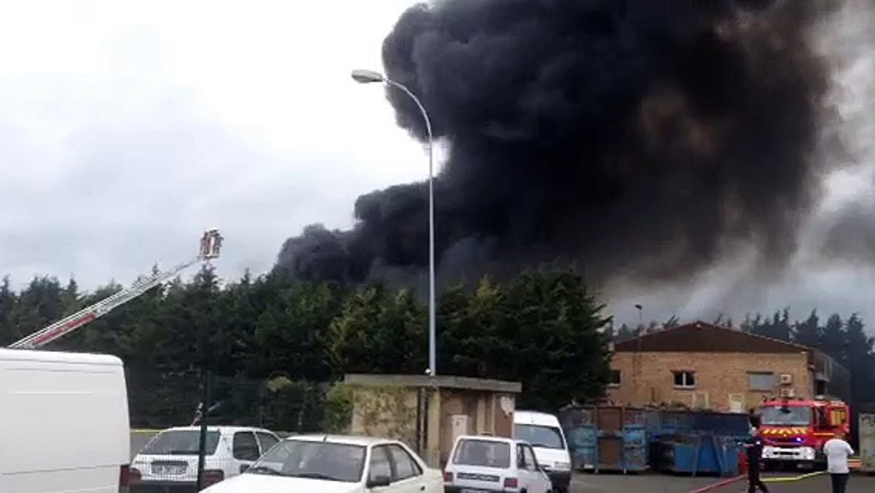 Incendie à Artois Métaux, à Saint-Laurent-Blangy